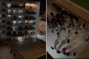 kyk yurdunda kalan ogrenciler yasanan su kesintisini uluyarak protesto etti ikdyRDNa.jpg